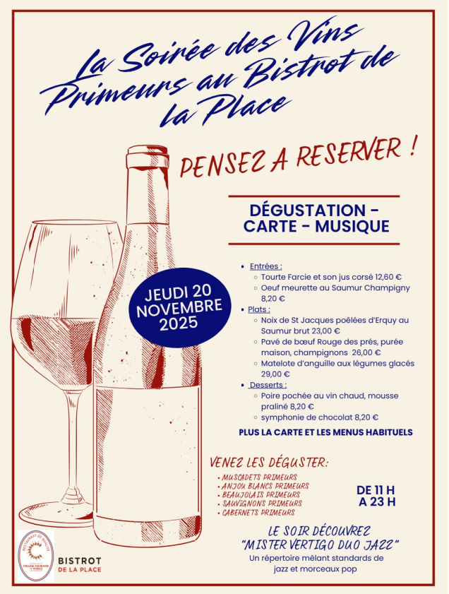 Soirée vins primeurs