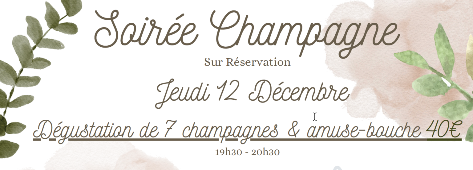 soirée champagne